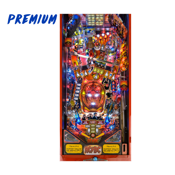 ACDC Pinball Premium Edition Playfield by Stern Pinball