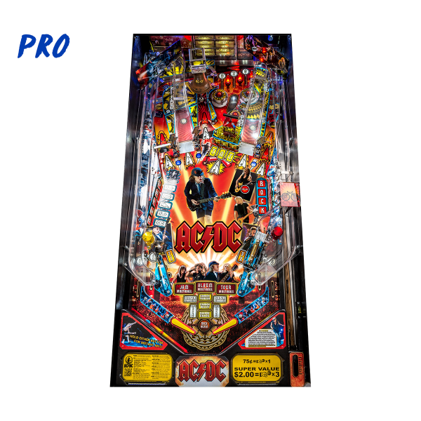 ACDC Pinball Pro Edition Playfield by Stern Pinball