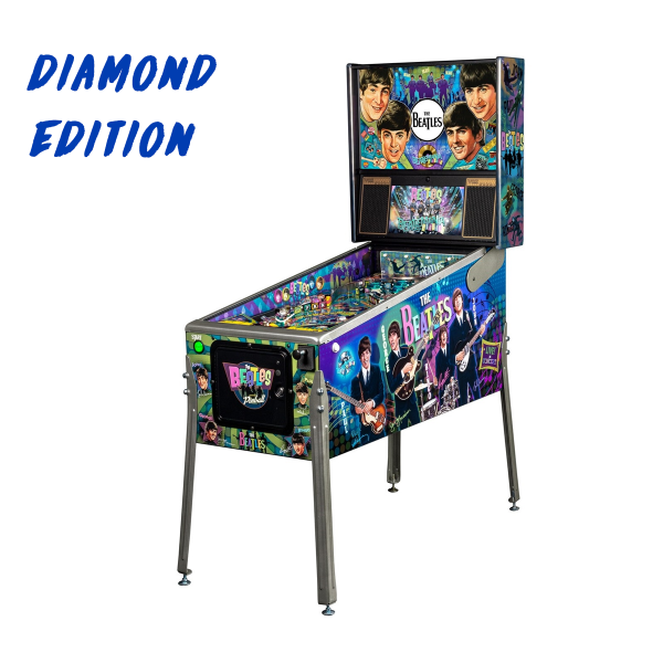 Beatles Pinball Diamond Edition Full Side by Stern Pinball