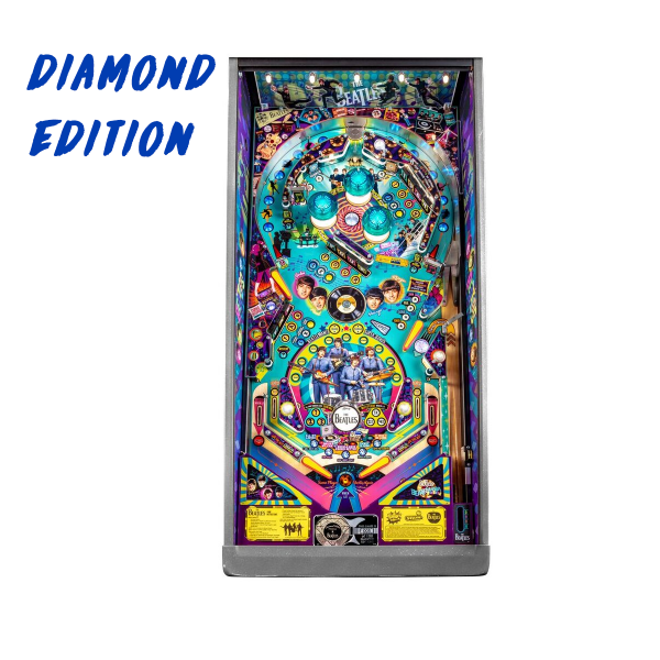 Beatles Pinball Diamond Edition Playfield by Stern Pinball