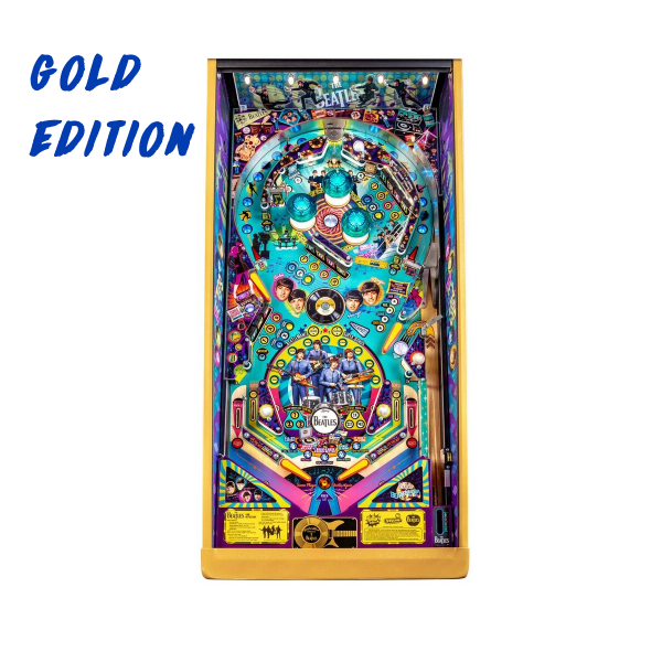 Beatles Pinball Gold Edition Playfield by Stern Pinball