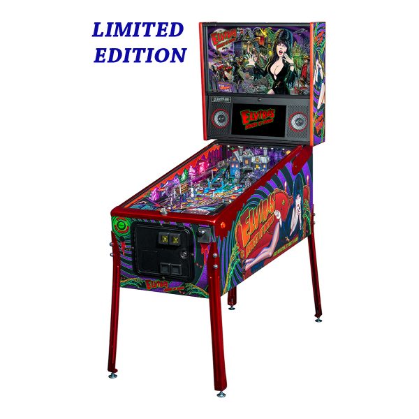 Elvira's House of Horror Pinball Limited Edition Full Side by Stern Pinball