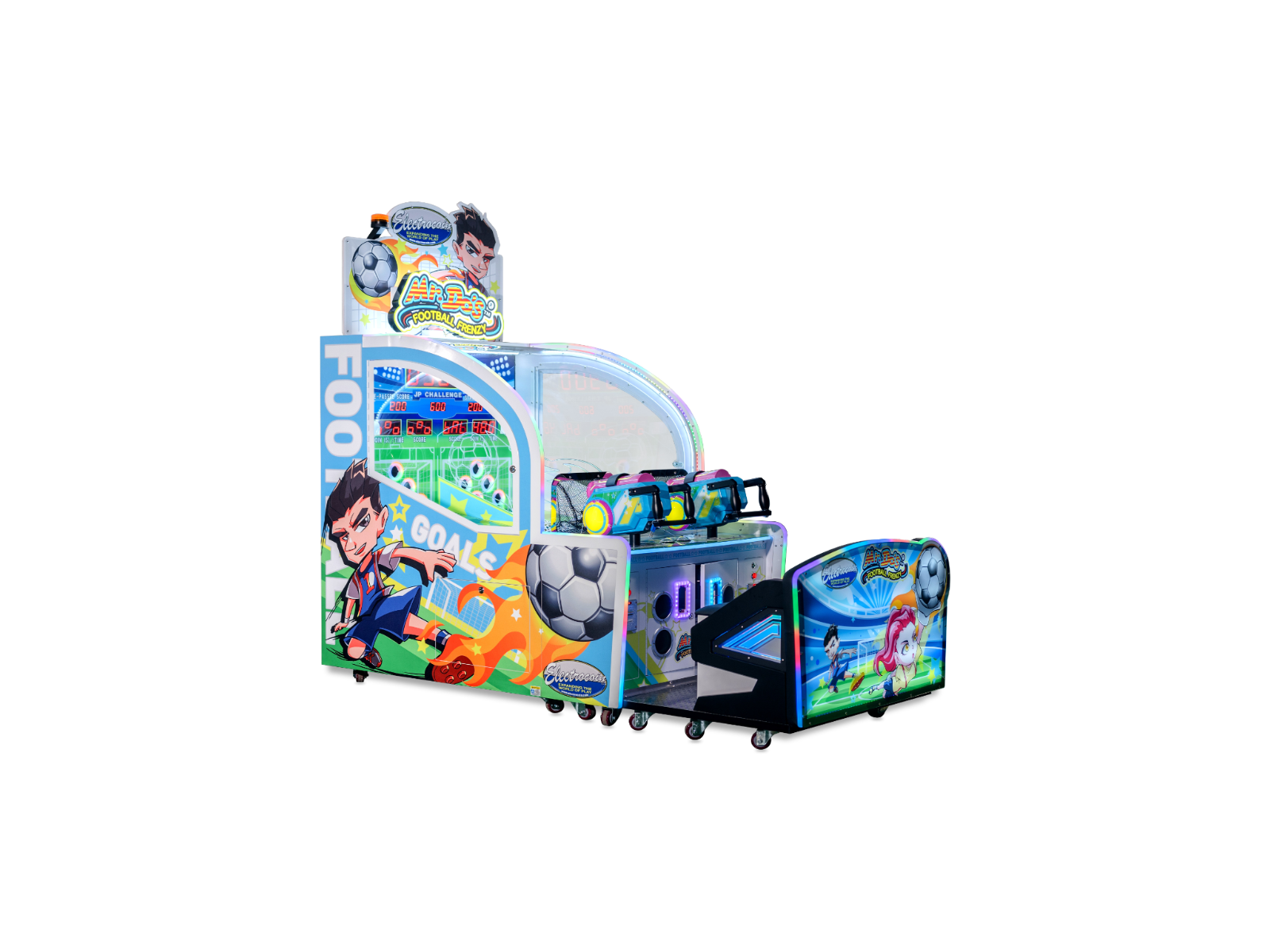 Mr Do's Football Frenzy Side right - Pinball template - ACOS London 2025