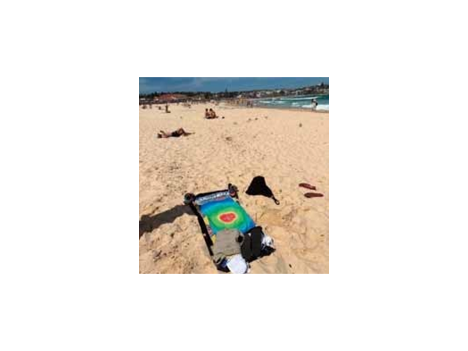 Electrocoin Bar-X OXO Beach Towel